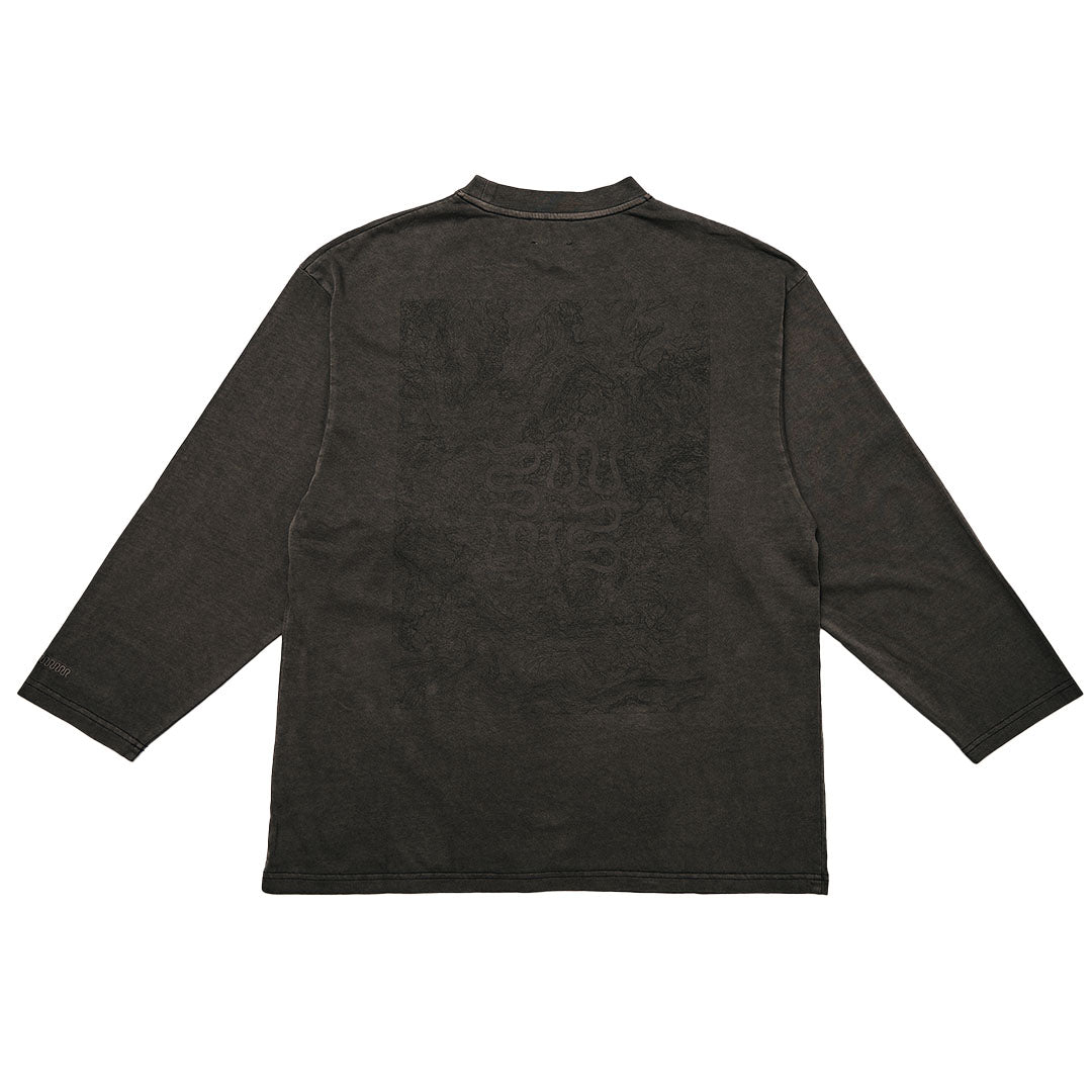 Lugano Long Sleeve T-Shirt - Washed Black