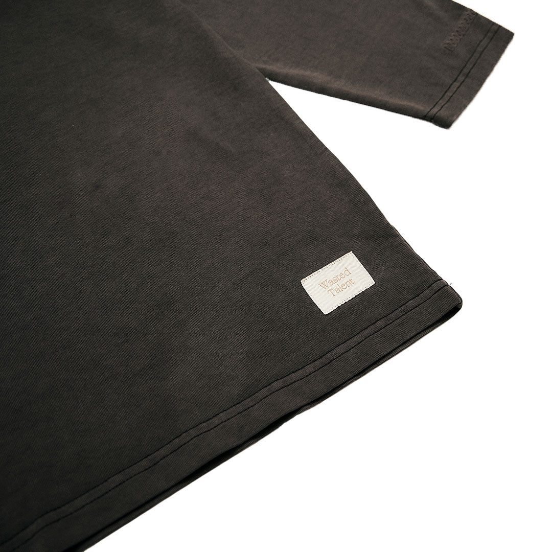 Lugano Long Sleeve T-Shirt - Washed Black