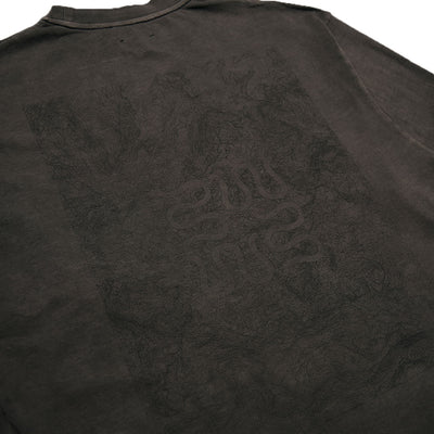 Lugano Long Sleeve T-Shirt - Washed Black