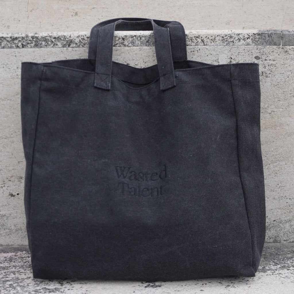 Aequitas Tote Bag // WASHED BLACK
