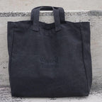 Aequitas Tote Bag // WASHED BLACK