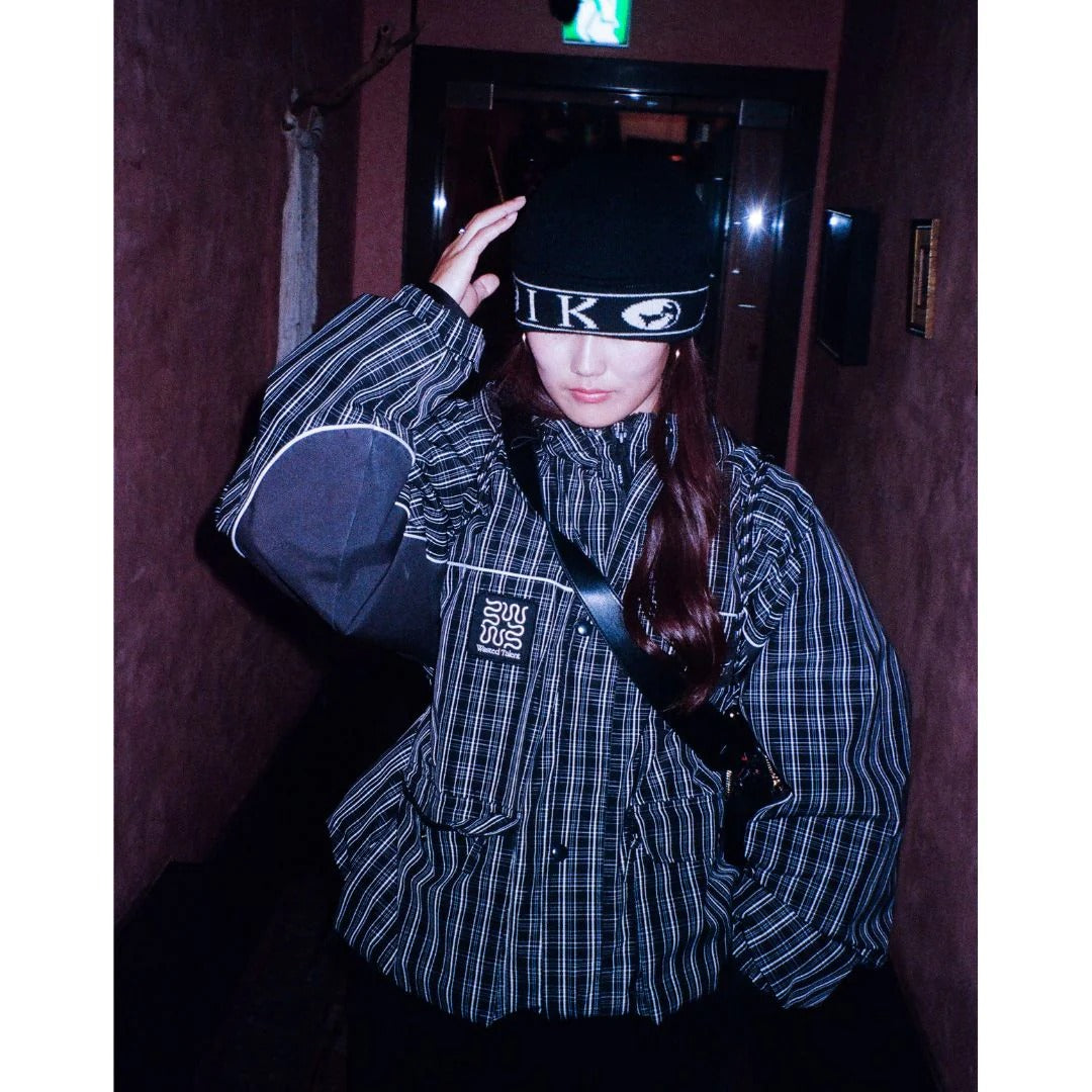 Wasted Talent X Nomadik]Outerwear Jacket // Check Grey – Wasted