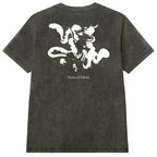 Lutea Acid Wash Premium T-Shirt // WASHED BLACK