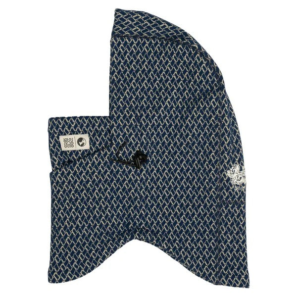 [Wasted Talent X Nomadik]<br>Jacquard Hoodwarmer // Blue / Gold