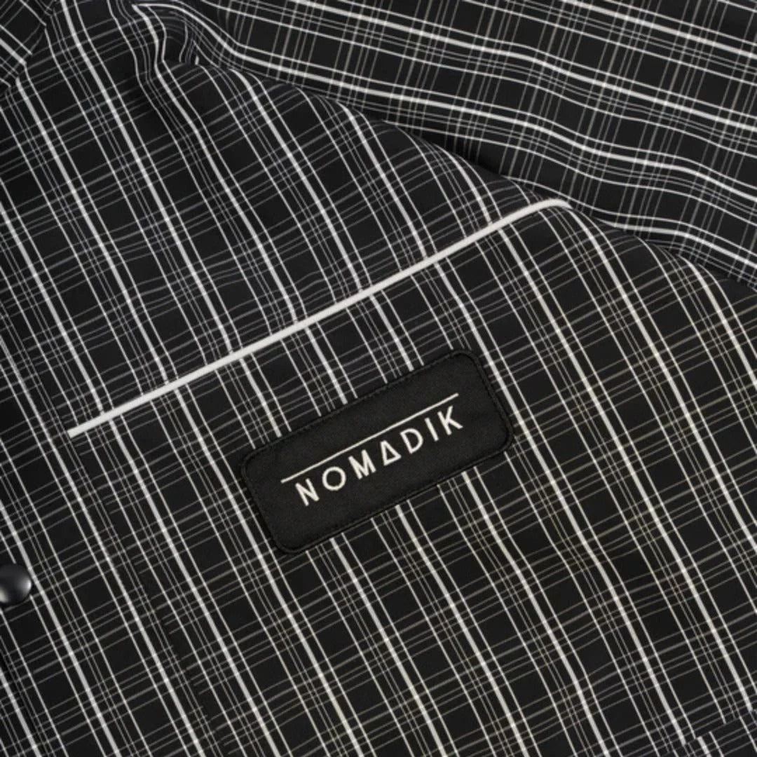 Wasted Talent X Nomadik]Outerwear Jacket // Check Grey – Wasted