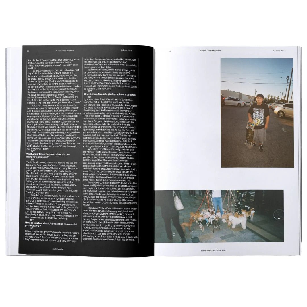 Wasted Talent Magazine Vol XVII & Tote Bag // WHITE, BLACK, PINK