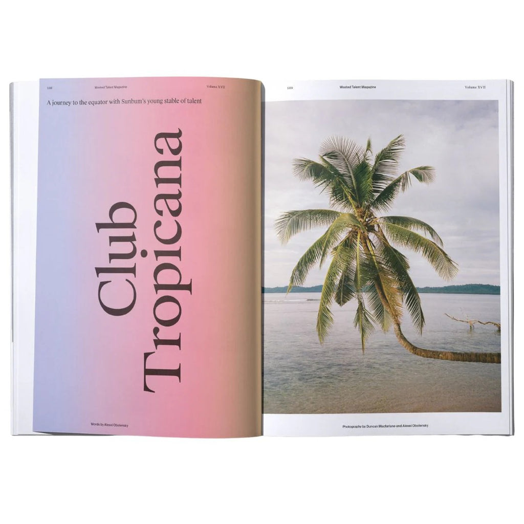 Wasted Talent Magazine Vol XVII & Tote Bag // WHITE, BLACK, PINK