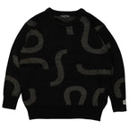 [Wasted Talent X Nomadik]<br>Jacquard Sweater // Black / Grey