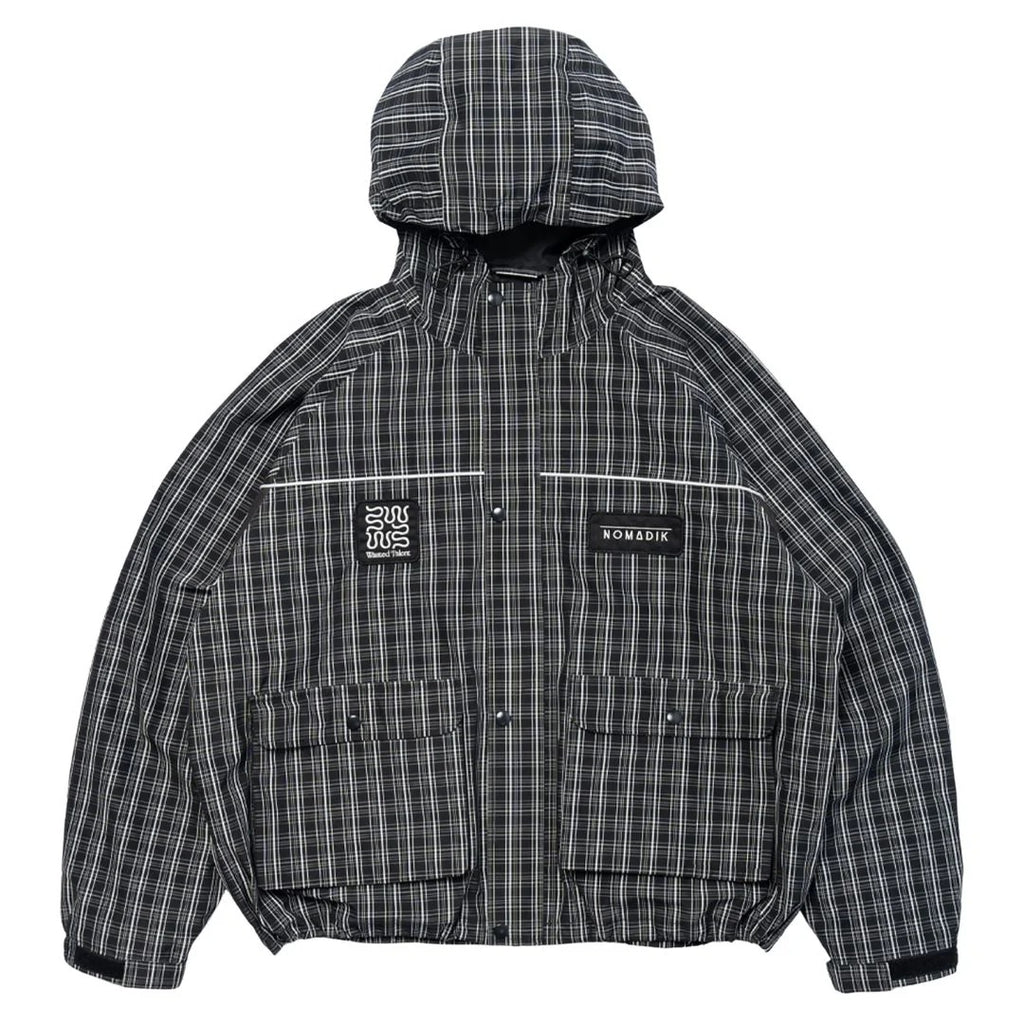 [Wasted Talent X Nomadik]<br>Outerwear Jacket // Check Grey