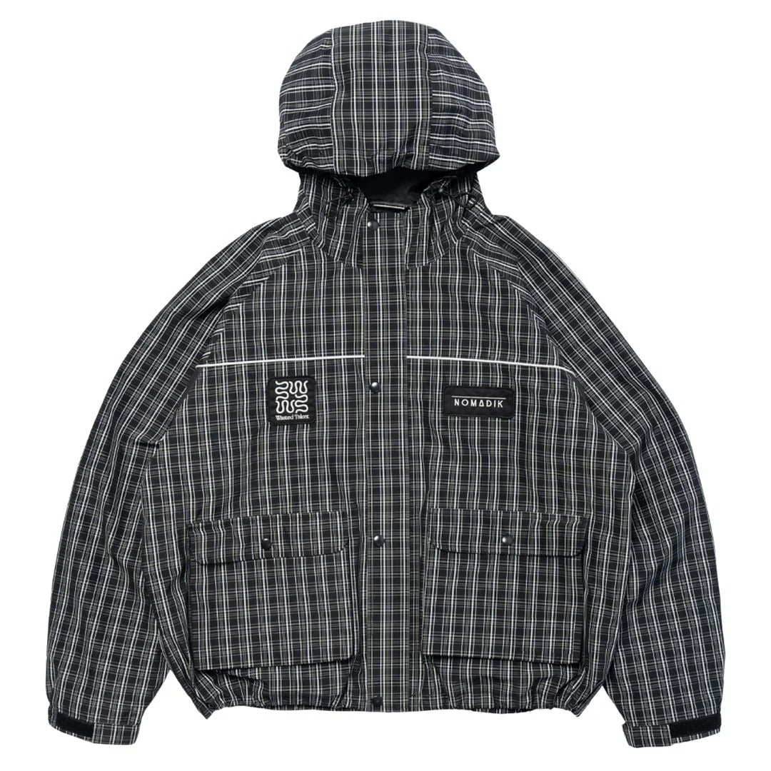[Wasted Talent X Nomadik]<br>Outerwear Jacket // Check Grey