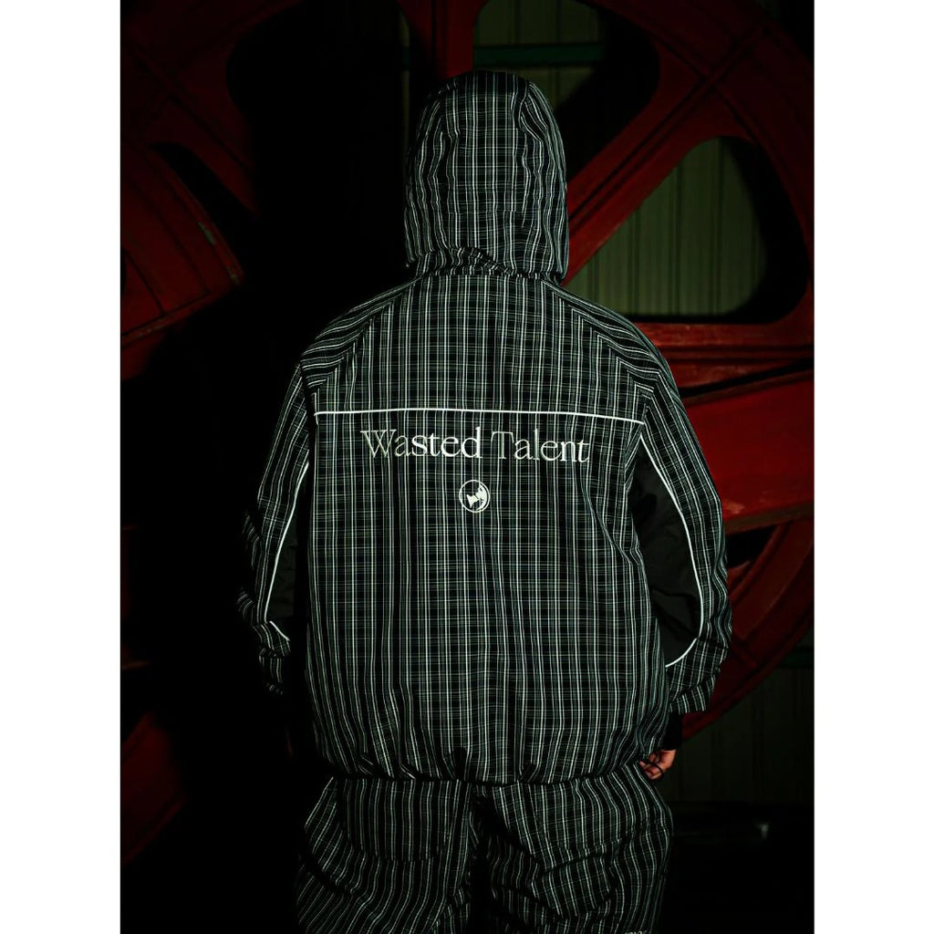 [Wasted Talent X Nomadik]<br>Outerwear Pants // Check Grey