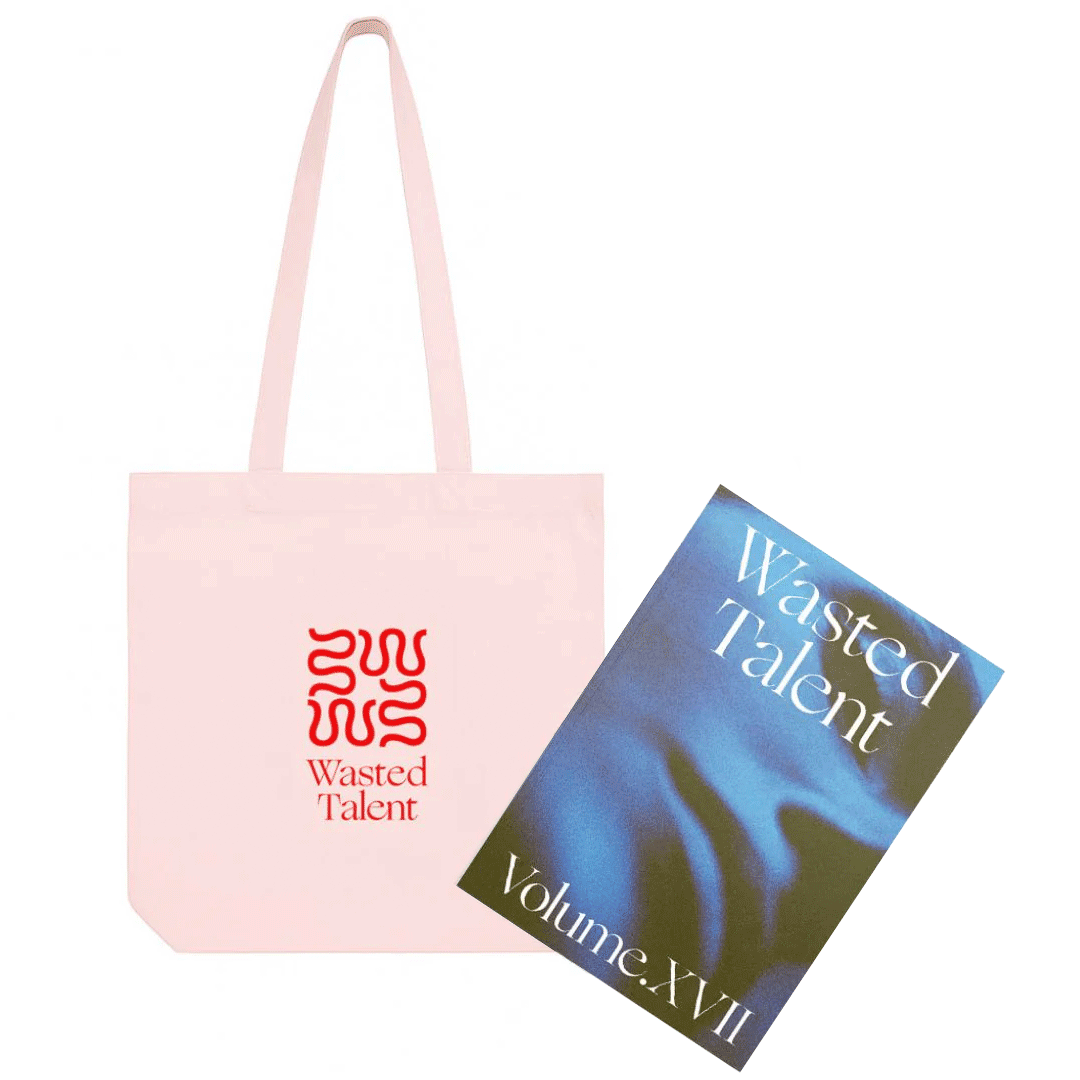 Wasted Talent Magazine Vol XVII & Tote Bag // WHITE, BLACK, PINK