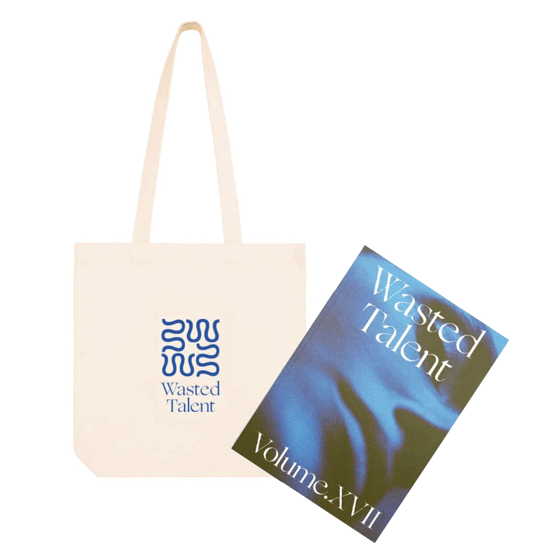 Wasted Talent Magazine Vol XVII & Tote Bag // WHITE, BLACK, PINK