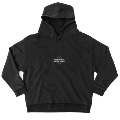 Wasted Talent X The Hunt NYC Hoodie - Washed Black