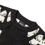Wasted Talent X The Hunt Knit Jumper - Kaviar Black