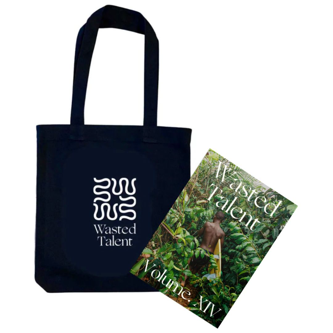 Magazine Vol XIV & Wasted Talent Tote Bag - Black