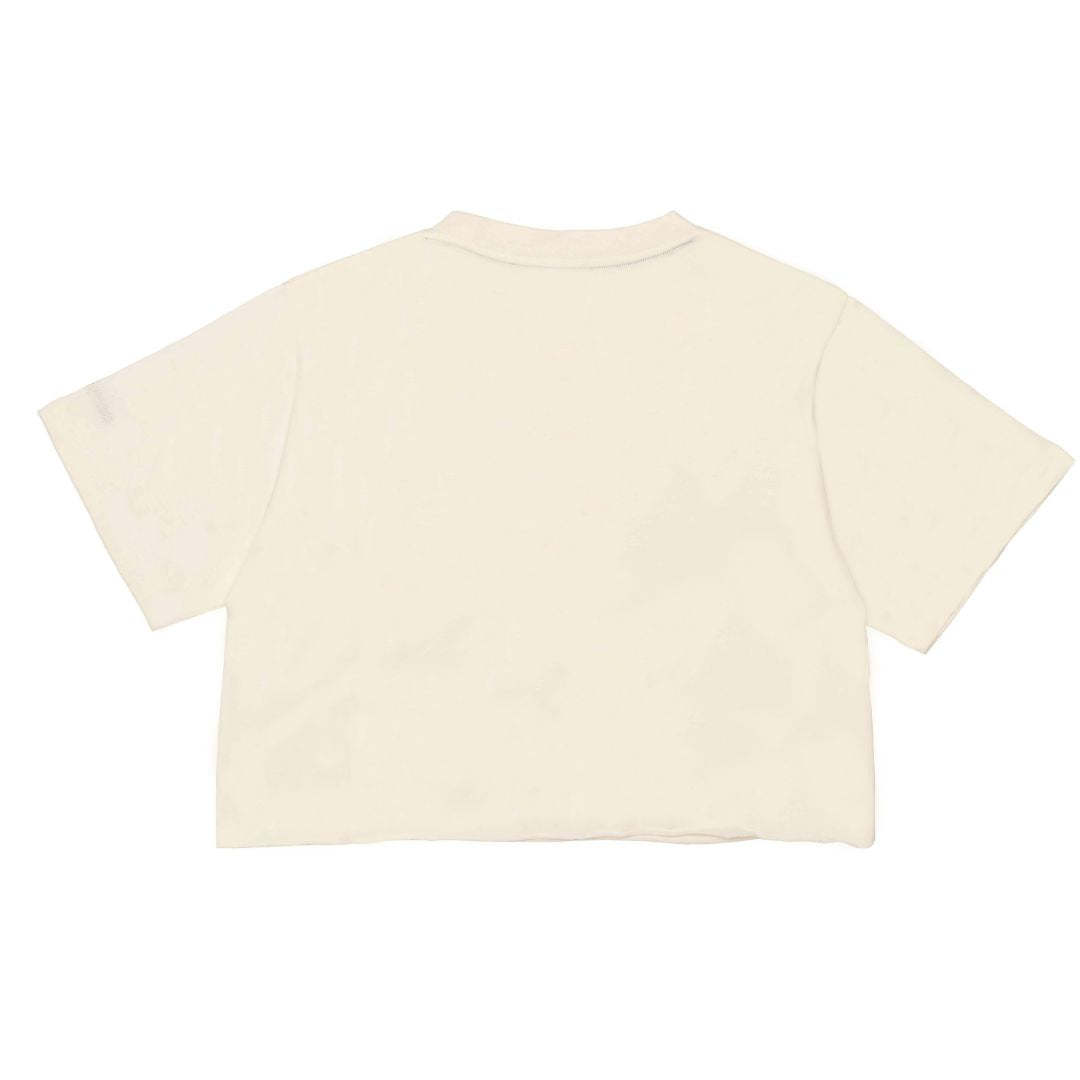 Womens Avon Cropped T-Shirt - Bone