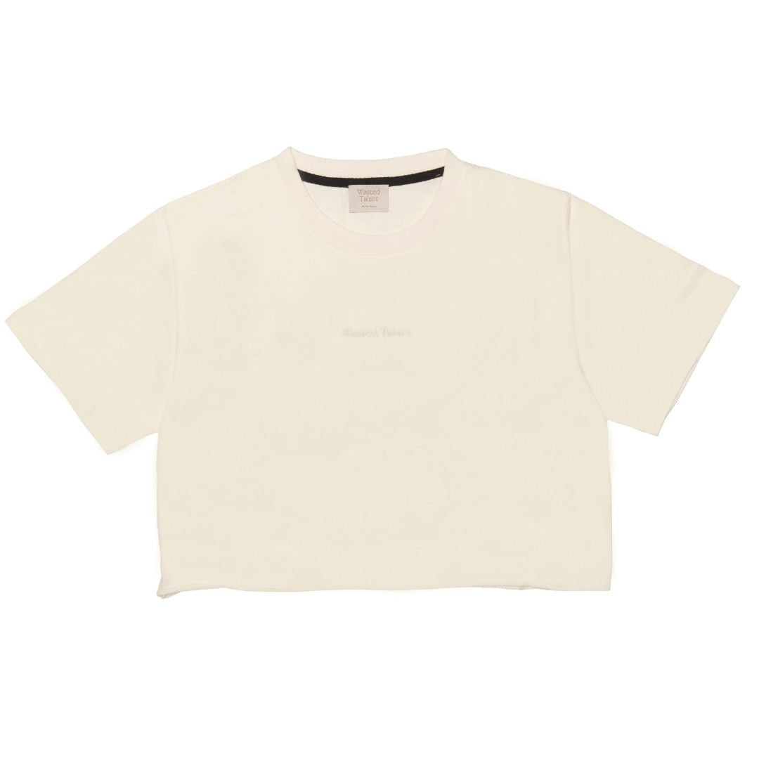 Womens Avon Cropped T-Shirt - Bone